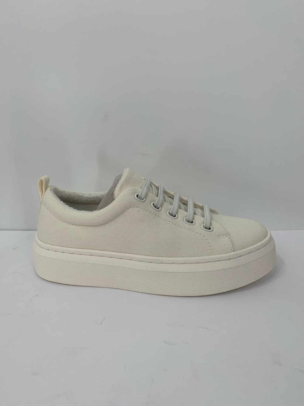 Abeo Jumpstreet Bungee platform sneakers shoe slip-on white canvas women 5